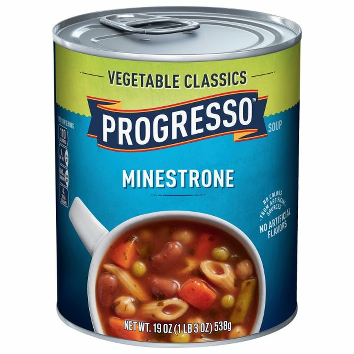 Calories in Progresso Soup, Minestrone, Vegetable Classics