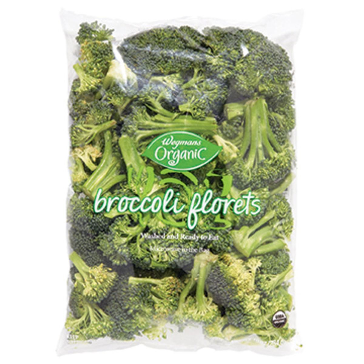 Calories in Wegmans Organic Broccoli Florets