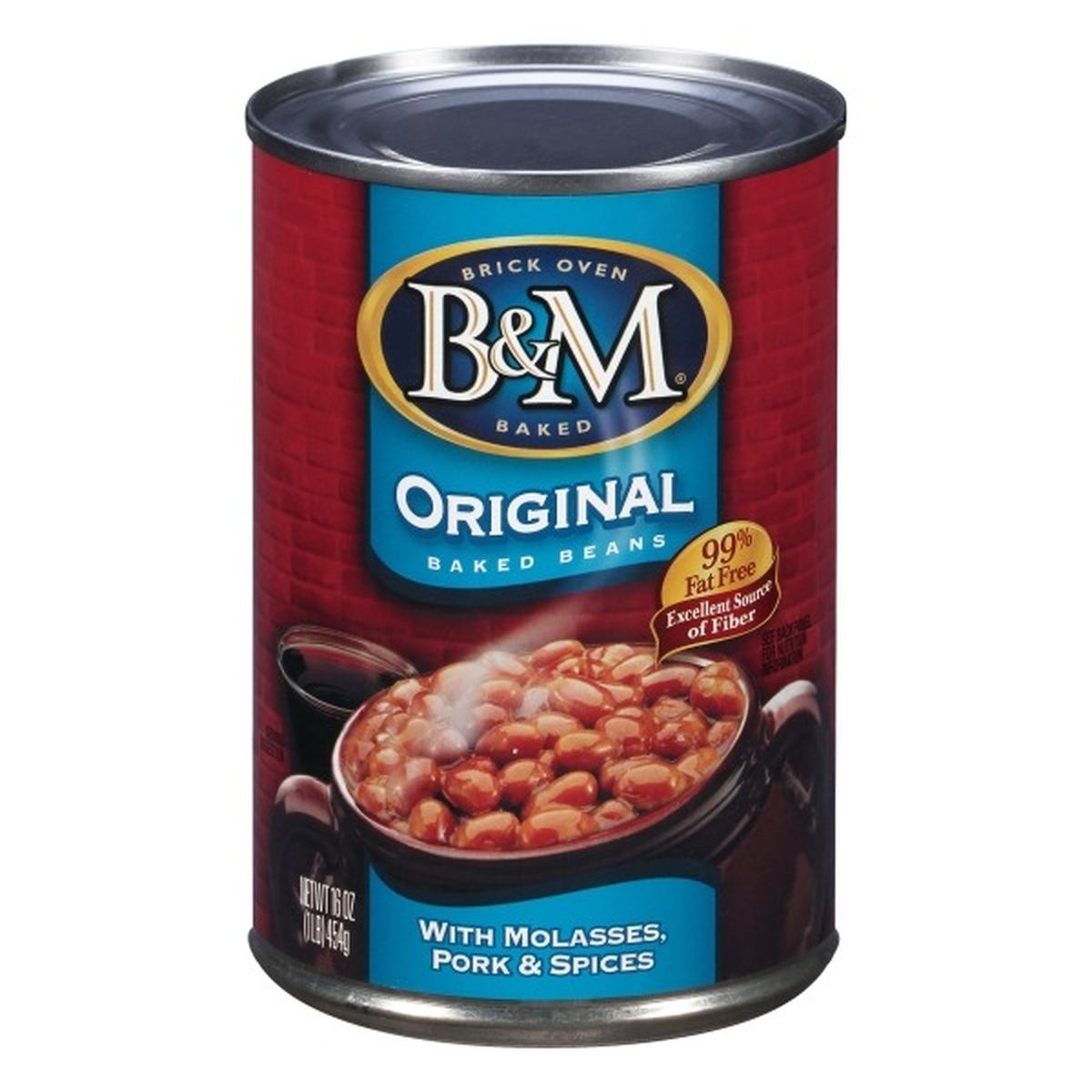 Calories in B&m Baked Beans, Original