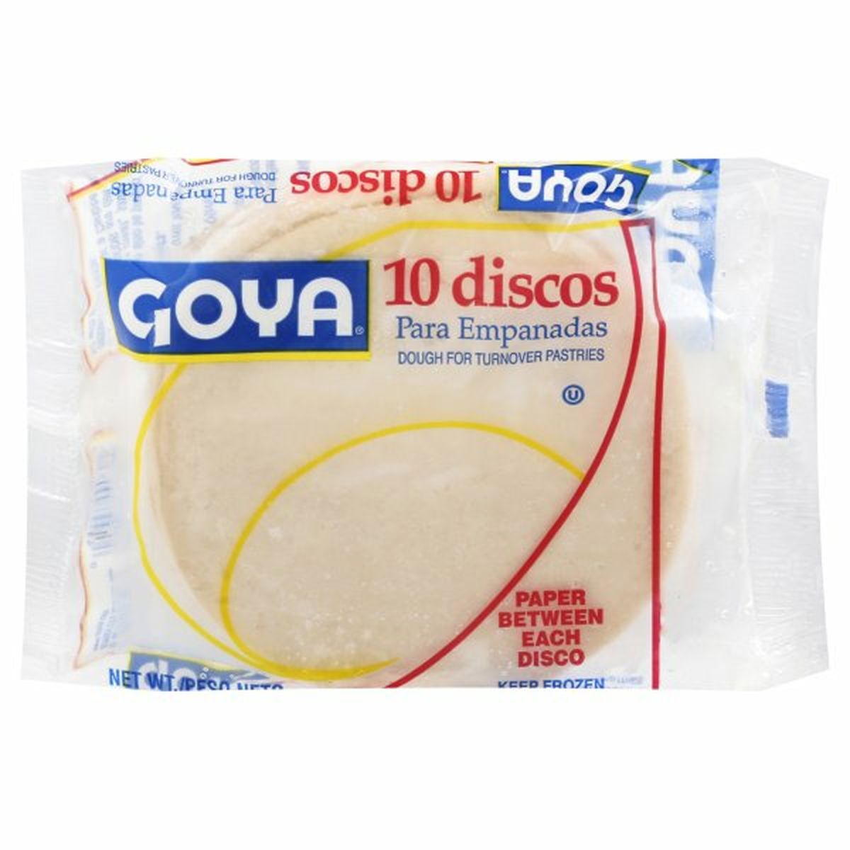 Calories in Goya Discos, Empanadas