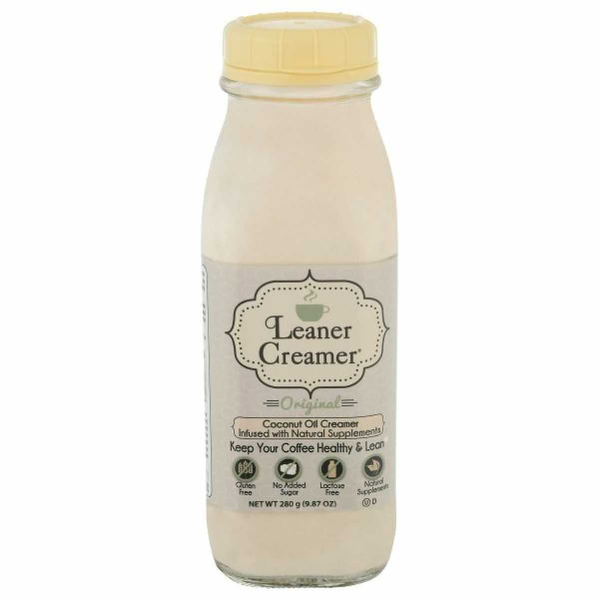 Calories in Leaner Creamer Coconut Oil Creamer, Original