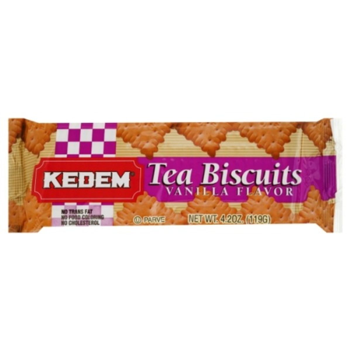 Calories in Kedem Tea Biscuits, Vanilla Flavor
