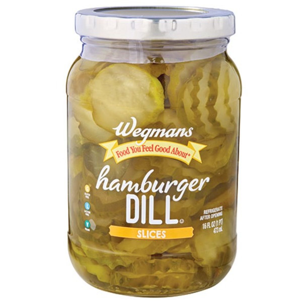Calories in Wegmans Hamburger Dill Slices