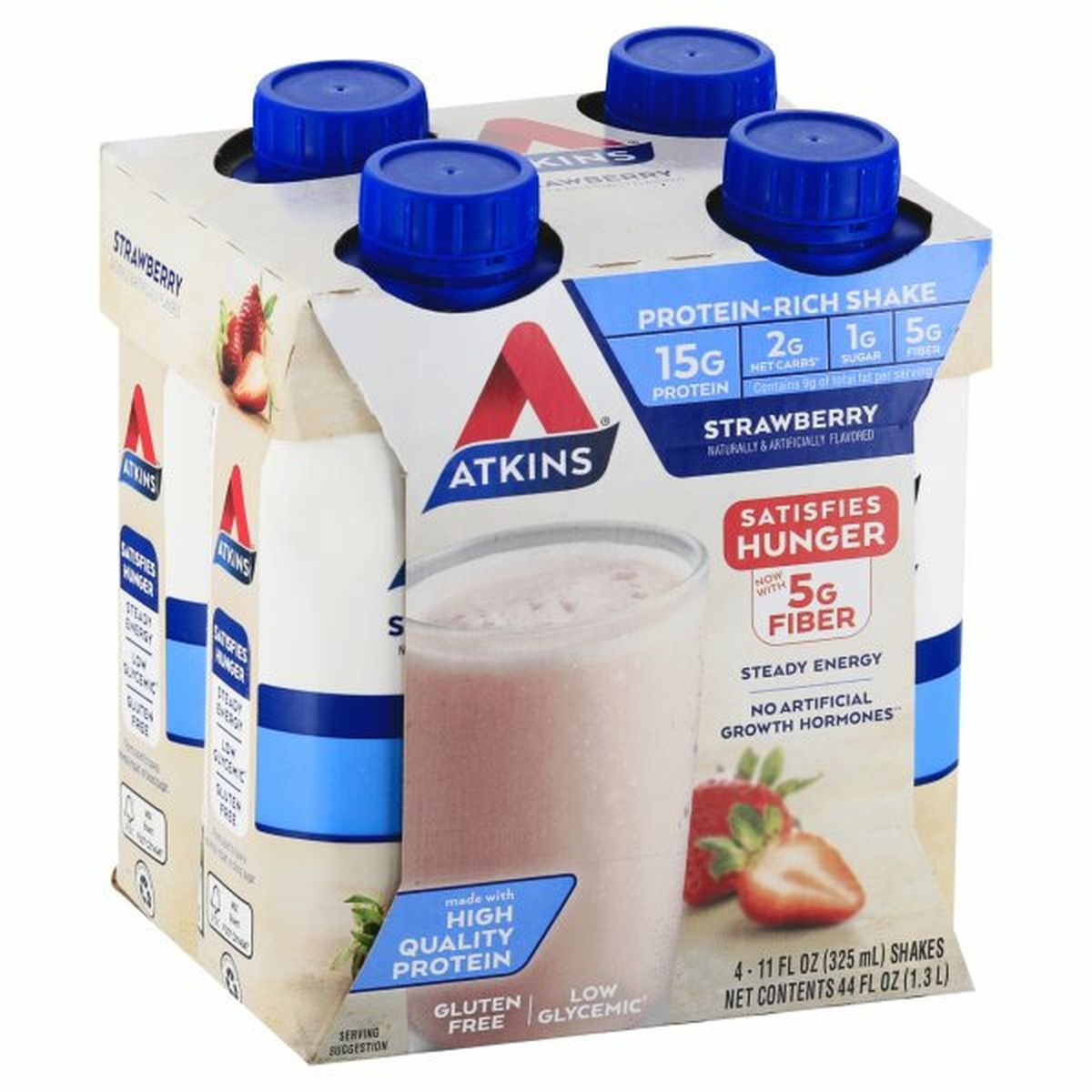 Calories in Atkins Protein-Rich Shake, Strawberry