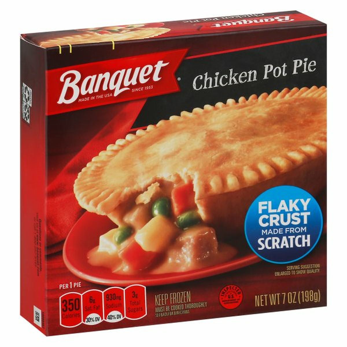 Calories in Banquet Pot Pie, Chicken