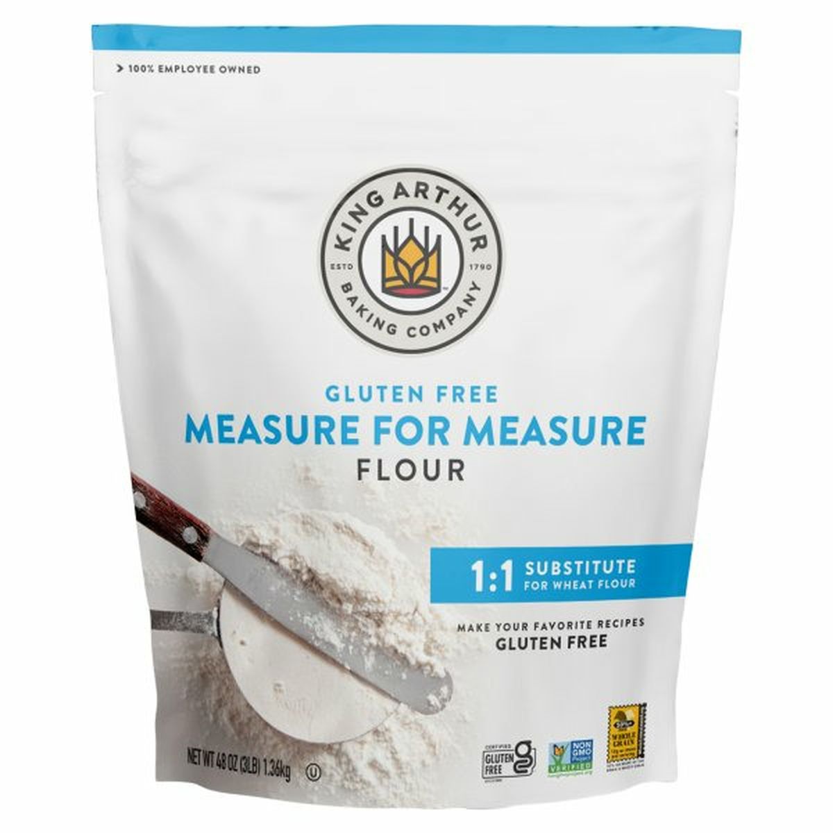 Calories in King Arthur Baking Company Flour, Gluten Free, Measure for Measure