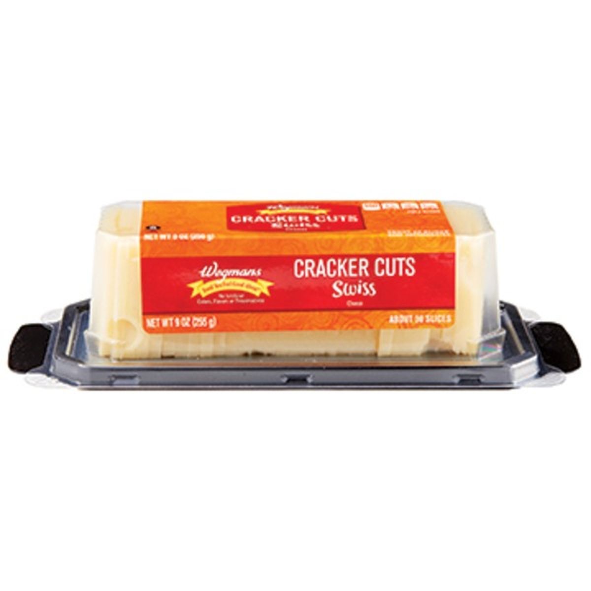 Calories in Wegmans Cracker Cuts, Swiss Cheese