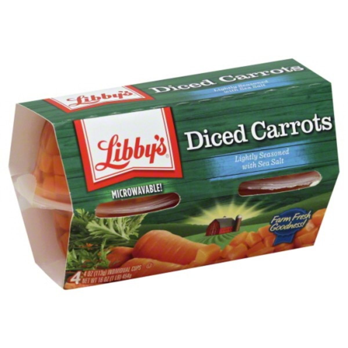 Calories in Libby's Carrots, Diced
