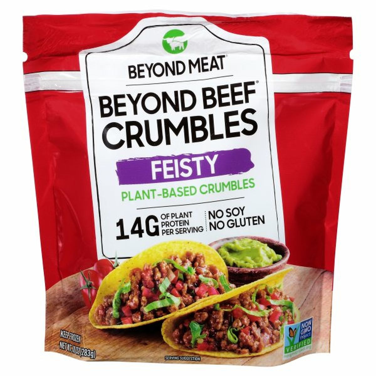 Calories in Beyond Meat Beyond Beef Crumbles, Plant-Based, Feisty