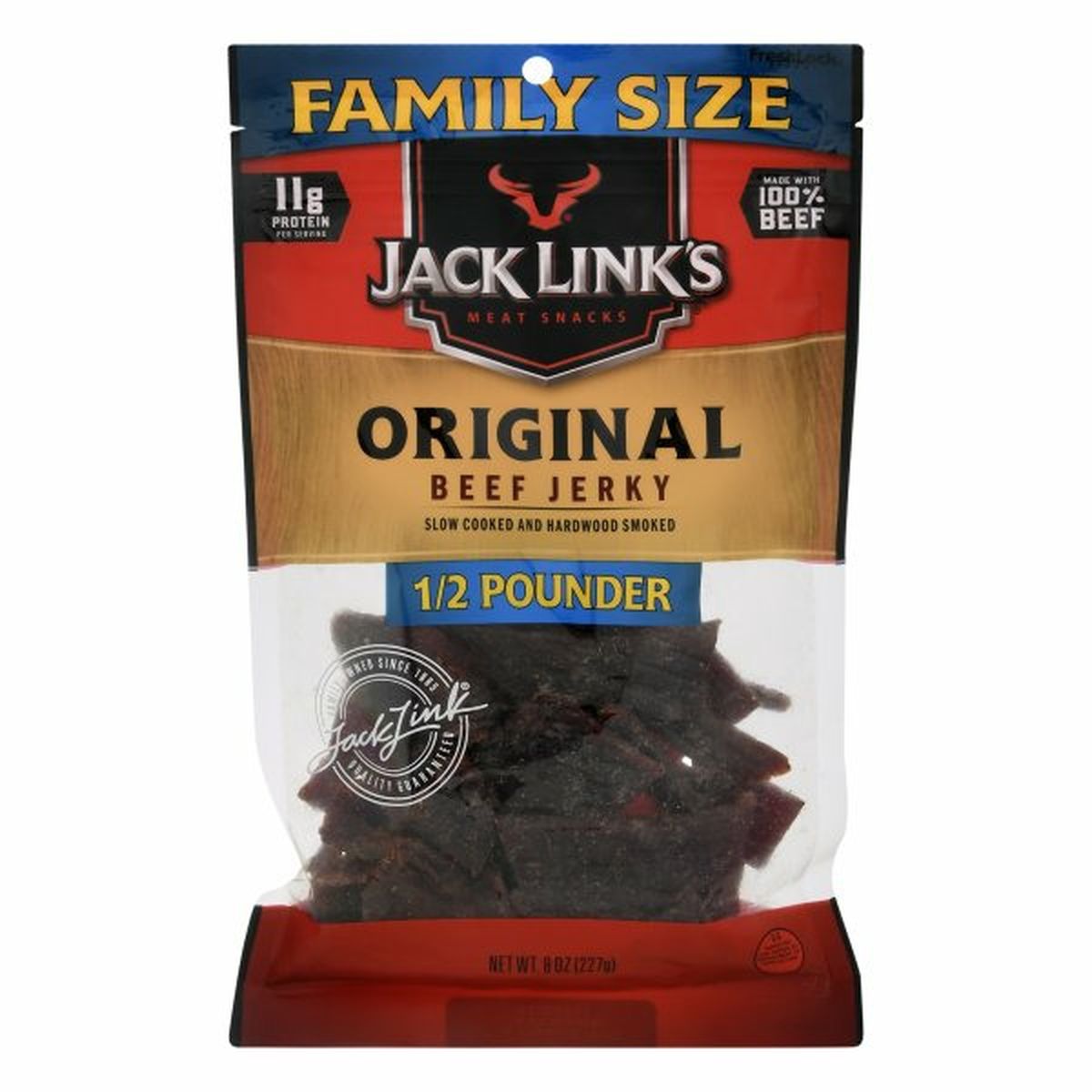 Calories in Jack Link's Beef Jerky, Original, Family Size