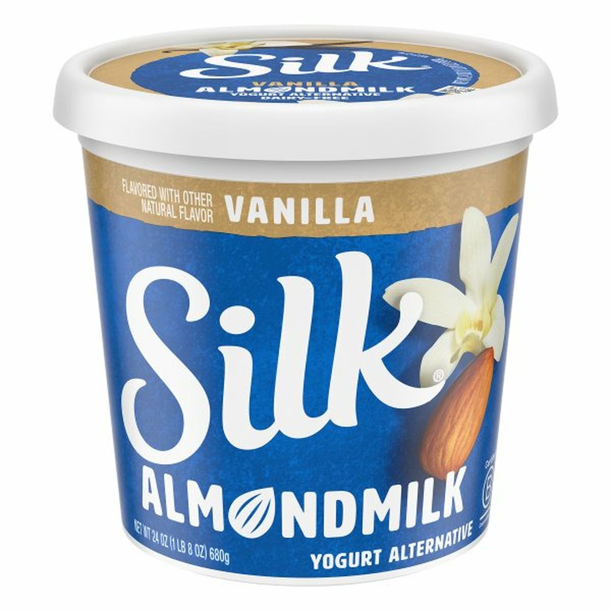 Calories in Silk Almondmilk Yogurt Alternative, Dairy-Free, Vanilla