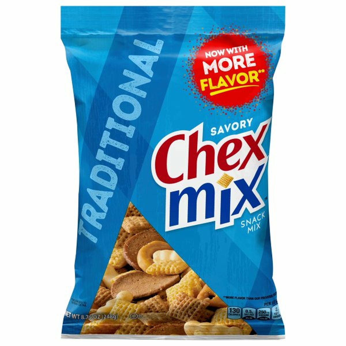 Calories in Chex Mix Snack Mix, Traditional, Savory