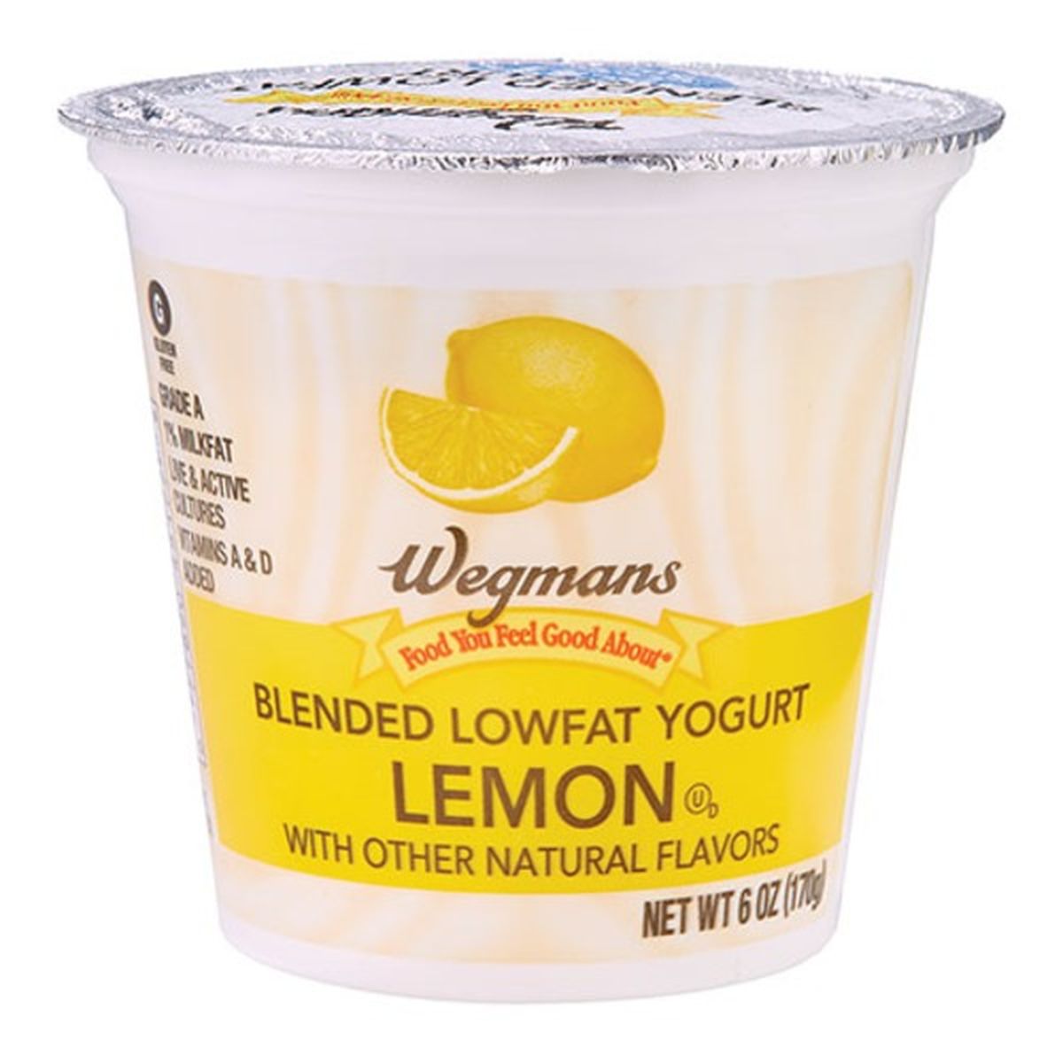 Calories in Wegmans Lowfat Blended Lemon Yogurt