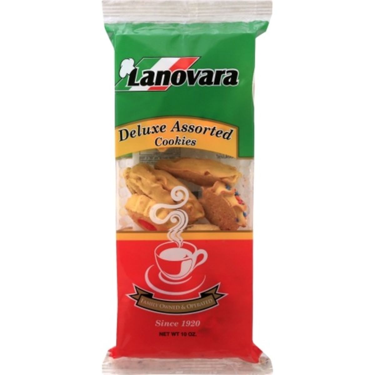 Calories in Lanovara Cookies, Deluxe, Assorted