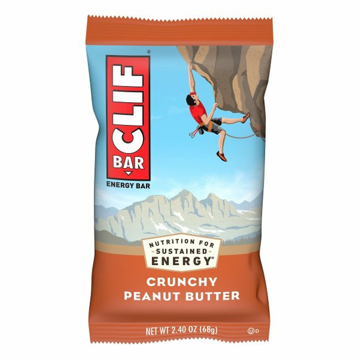Calories in CLIF BAR Energy Bar, Crunchy Peanut Butter