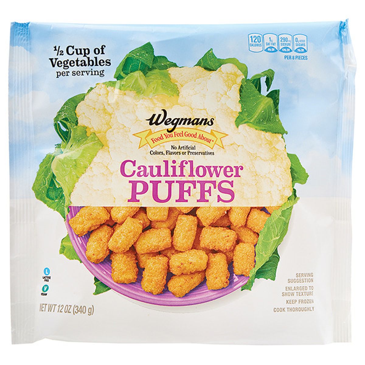 Calories in Wegmans Cauliflower Puffs