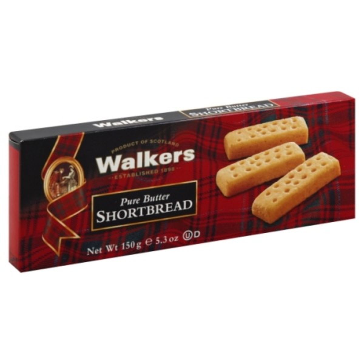 Calories in Walkers Shortbread, Pure Butter