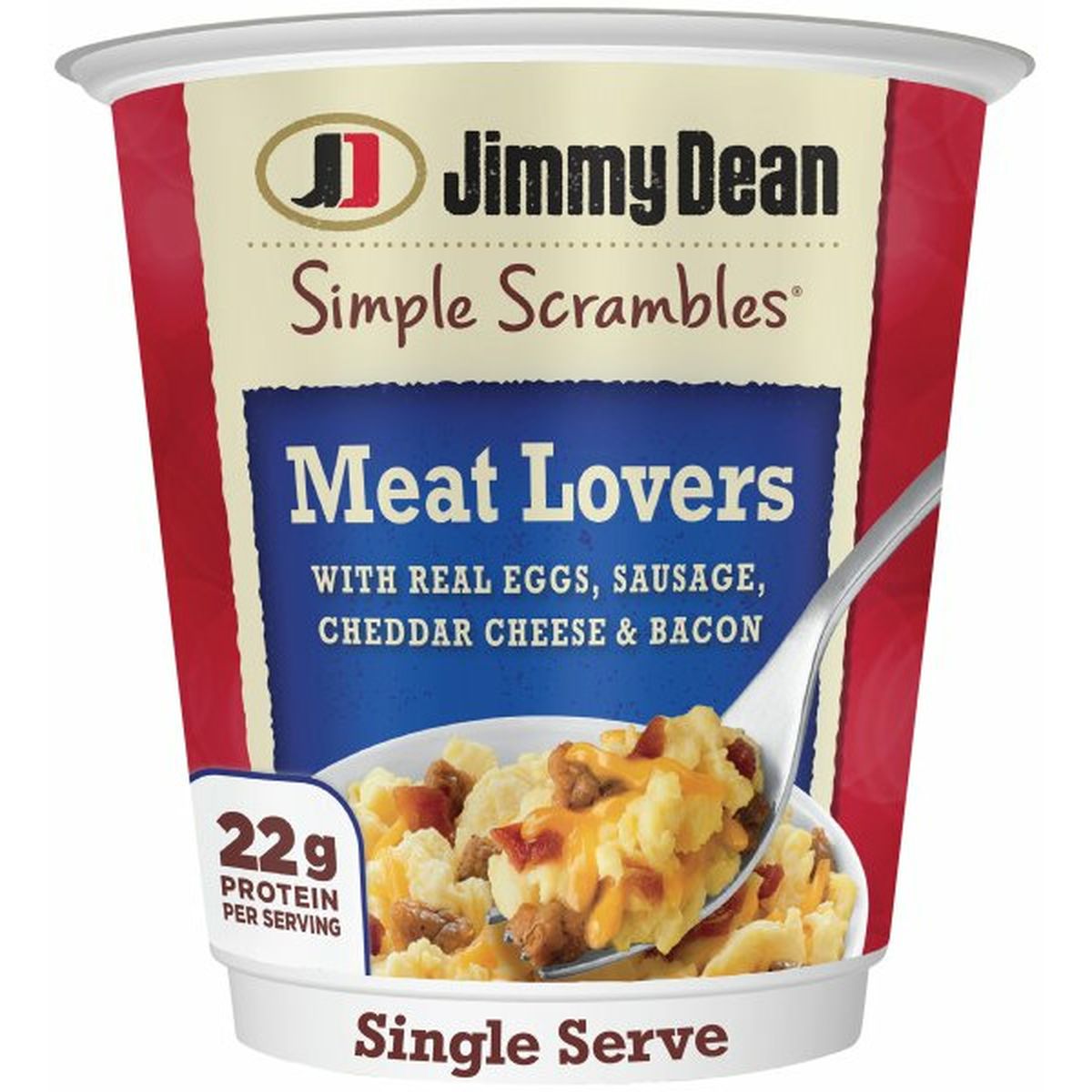 Calories in Jimmy Dean Simple Scrambles Simple Scrambles Meat Lovers, 5.35 oz.