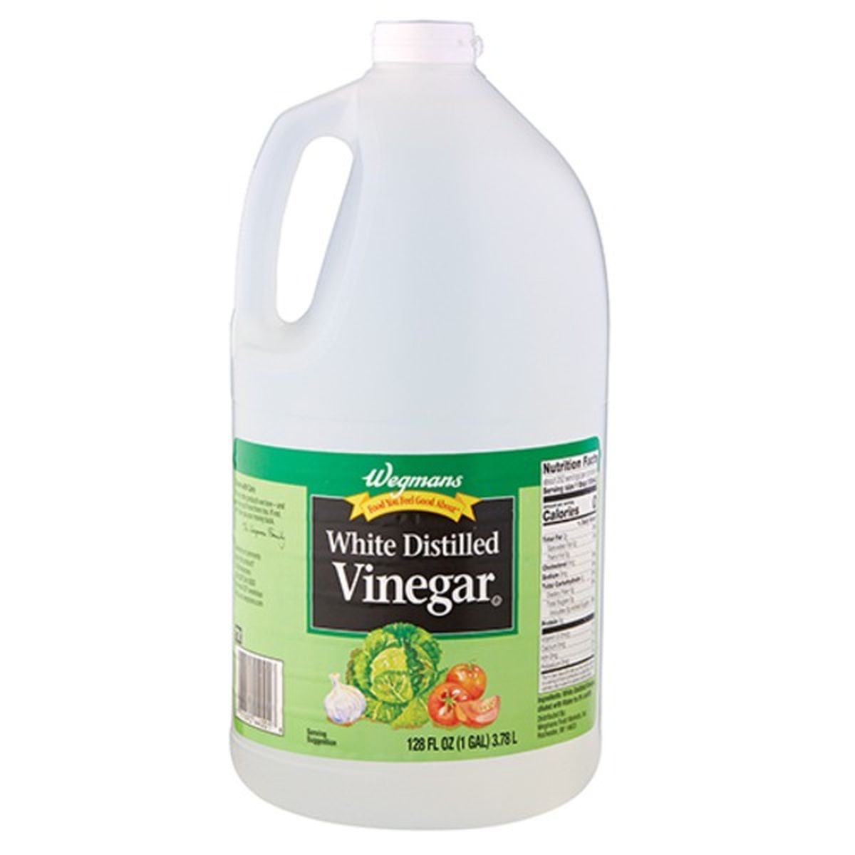 Calories in Wegmans White Distilled Vinegar, FAMILY PACK