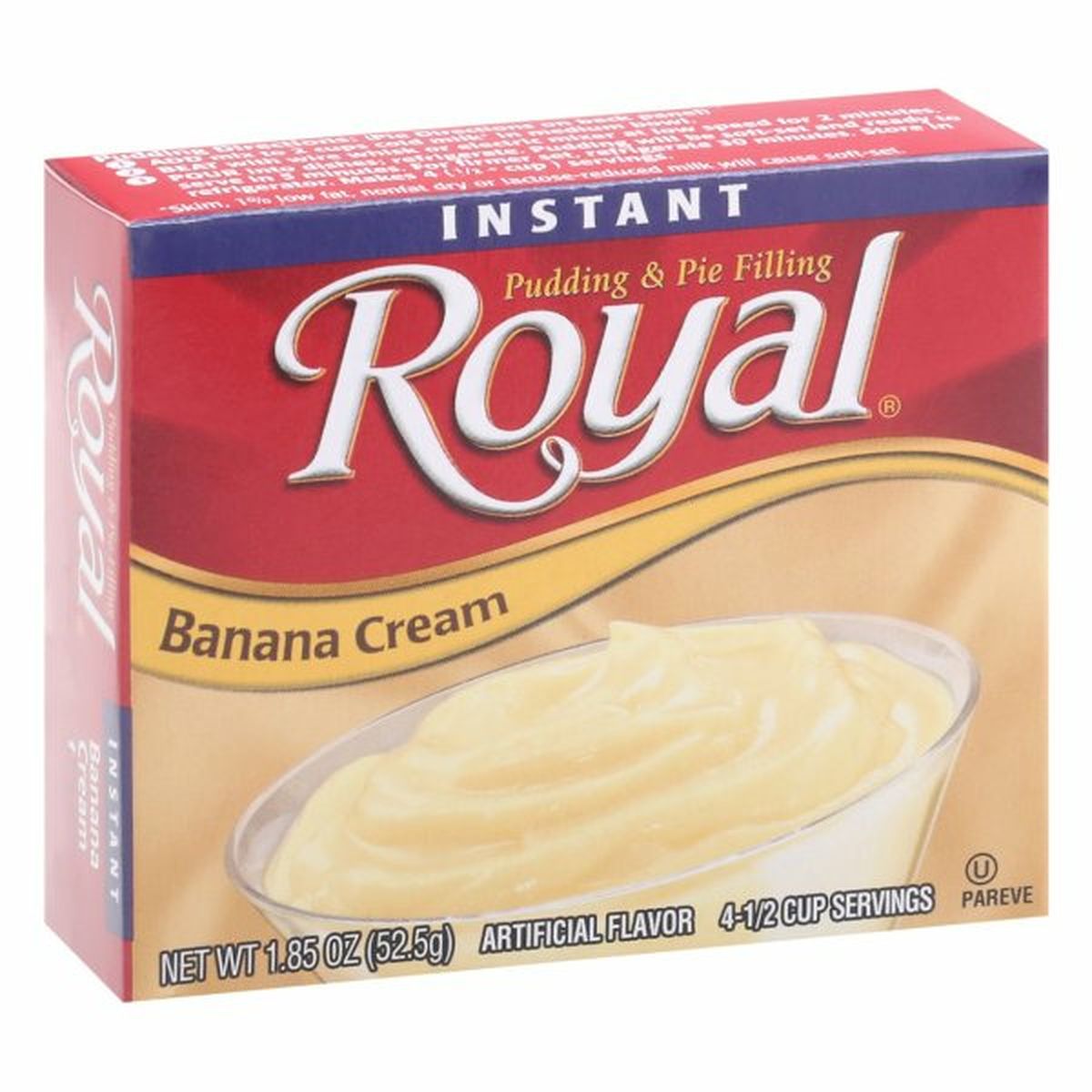 Calories in Royal Pudding & Pie Filling, Banana Cream, Instant