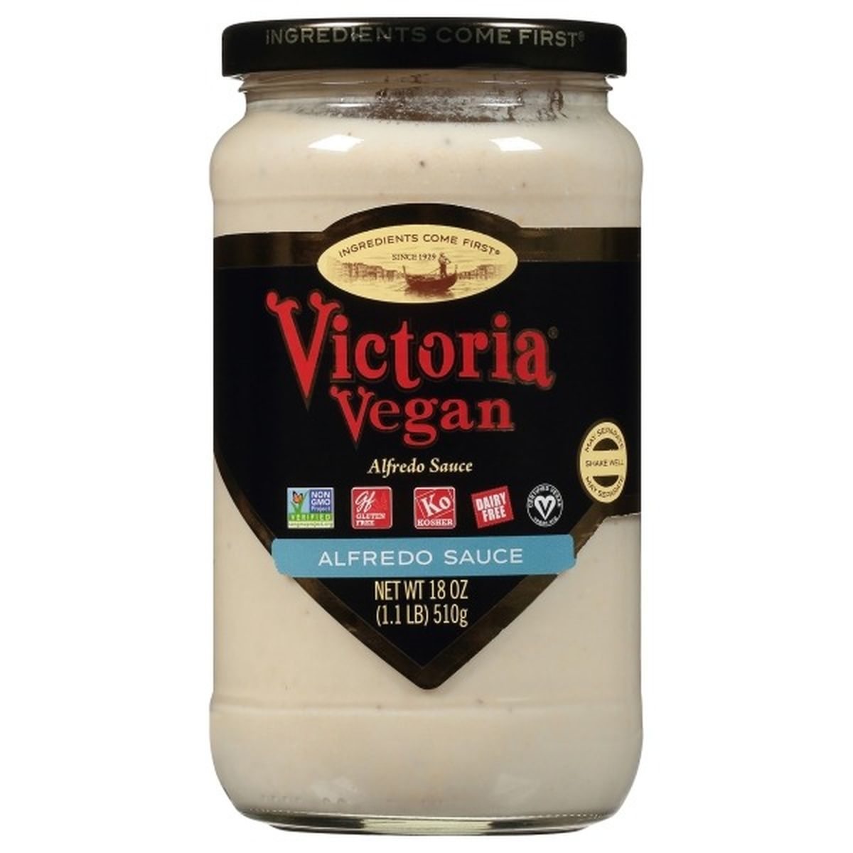 Calories in Victoria Alfredo Sauce, Vegan