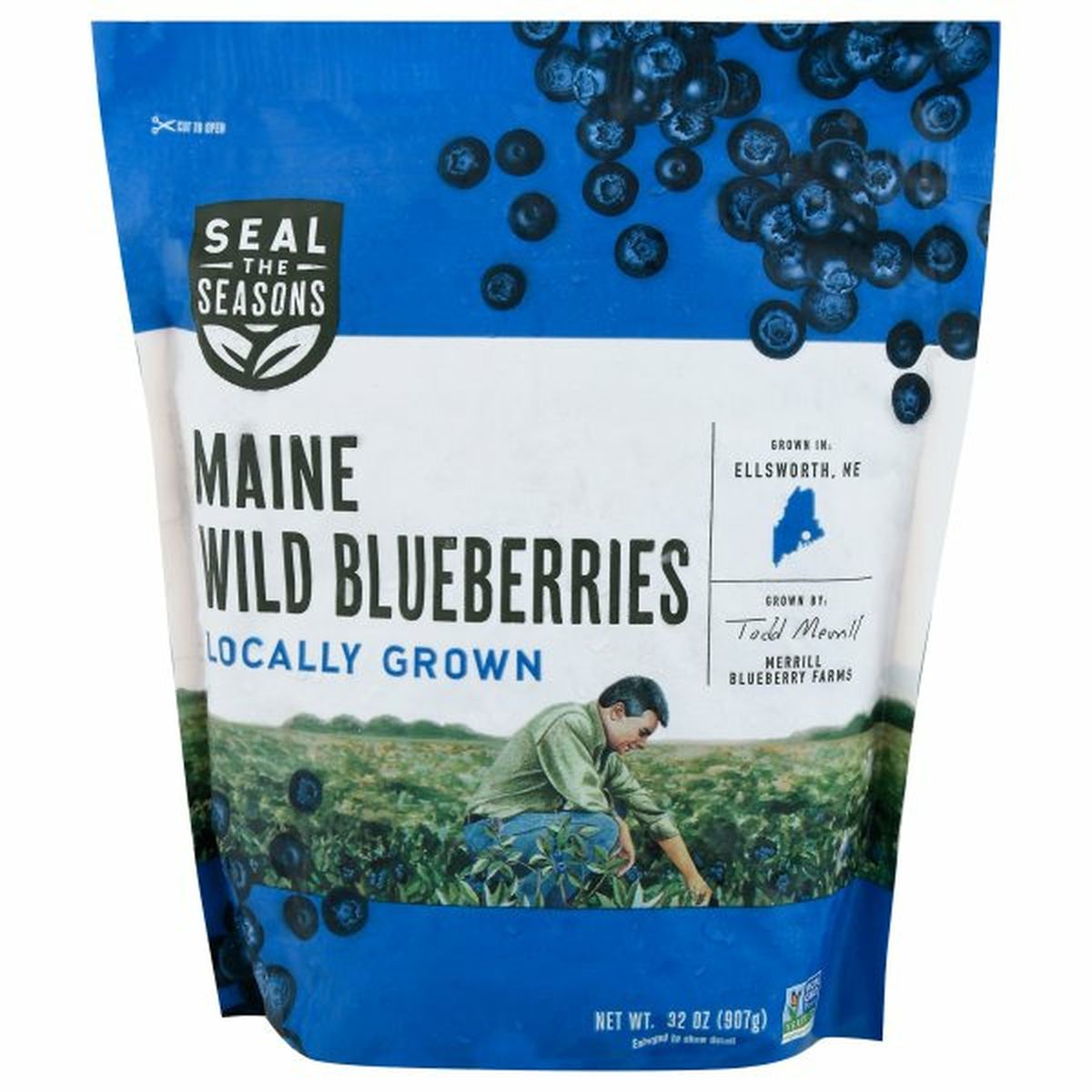 Calories in Seal the Seasons Maine Wild Blueberries