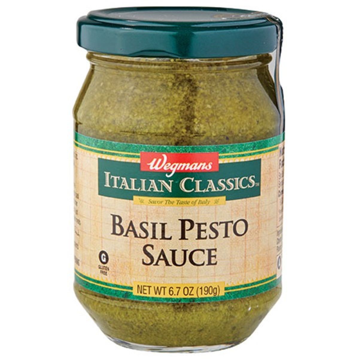 Calories in Wegmans Italian Classics Basil Pesto Sauce