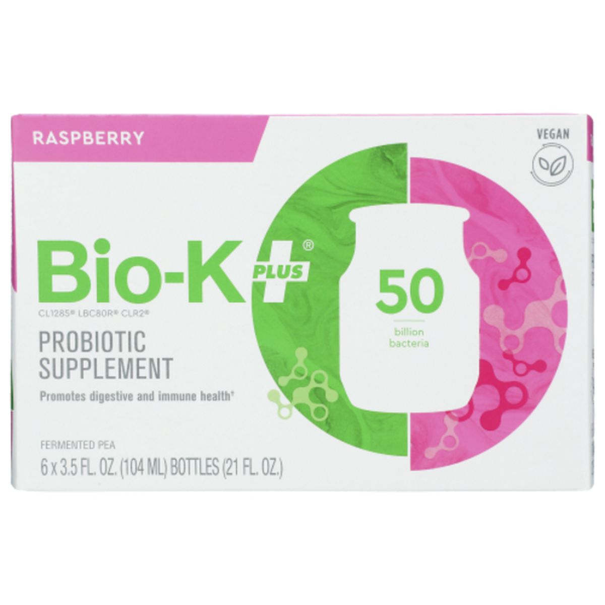 Bio-K Plus Organic Raspberry 50 Billion Probiotic | Fig App