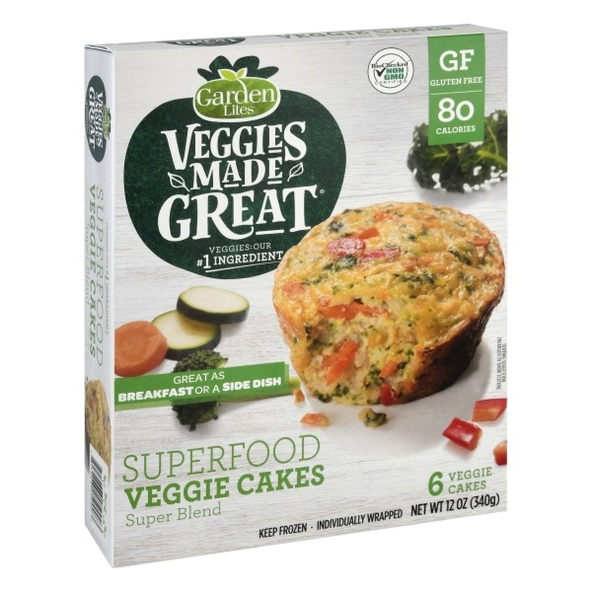 Calories in Veggies Made Great Veggie Cakes, Super Blend, Superfood