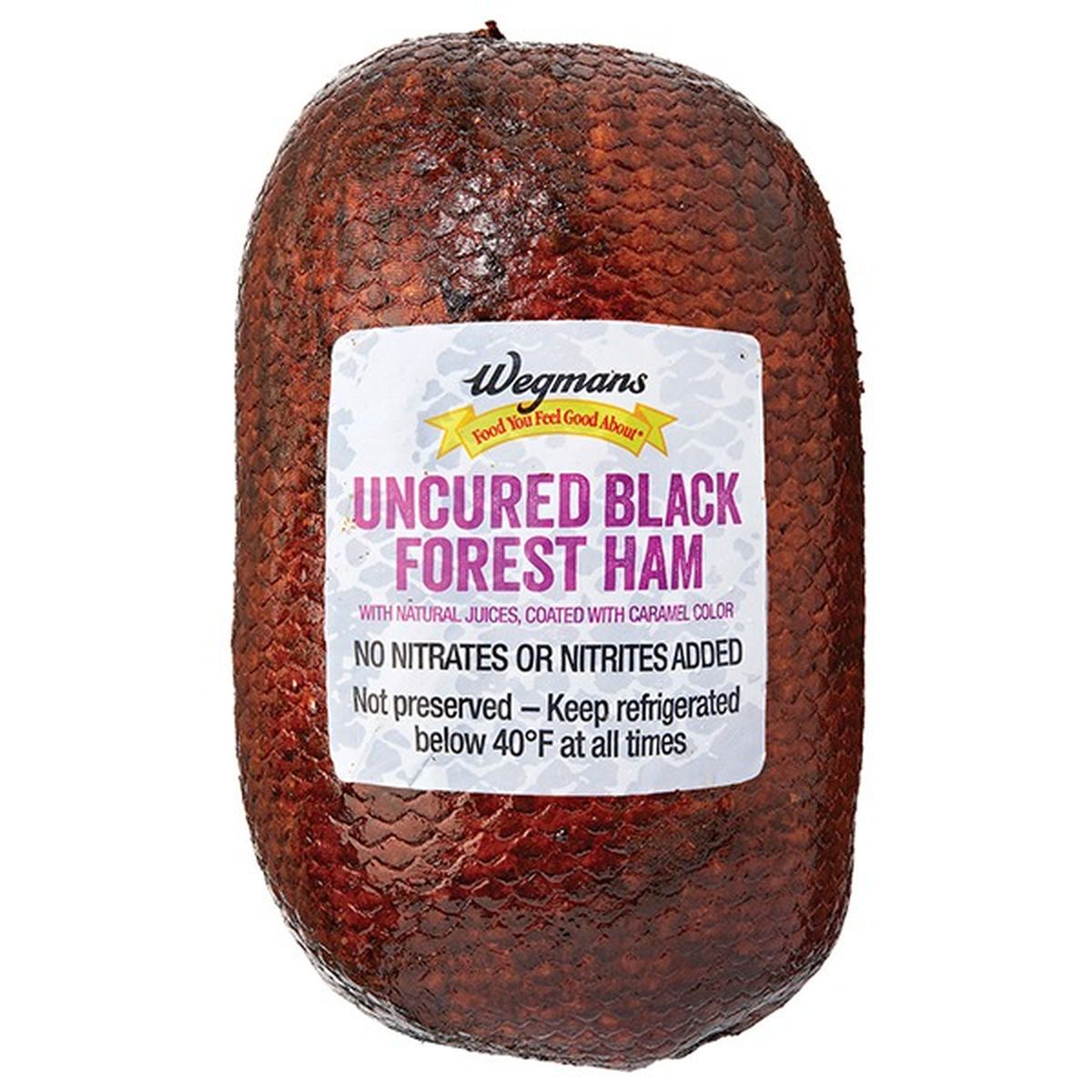 Calories in Wegmans Uncured Black Forest Ham