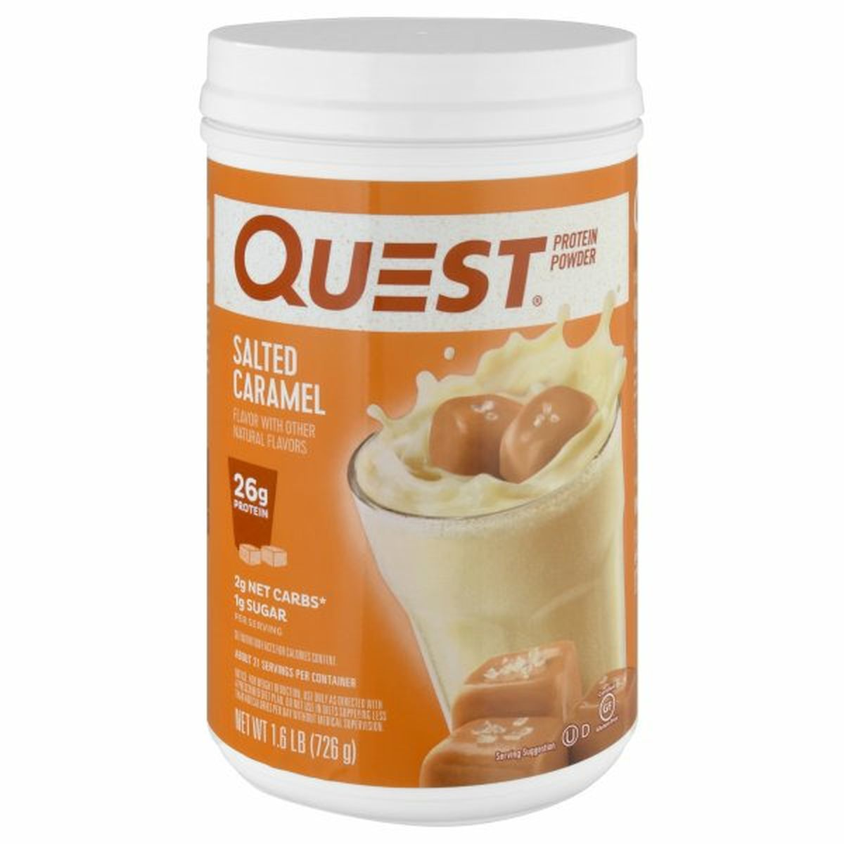 Calories in Quest Protein Powder, Salted Caramel