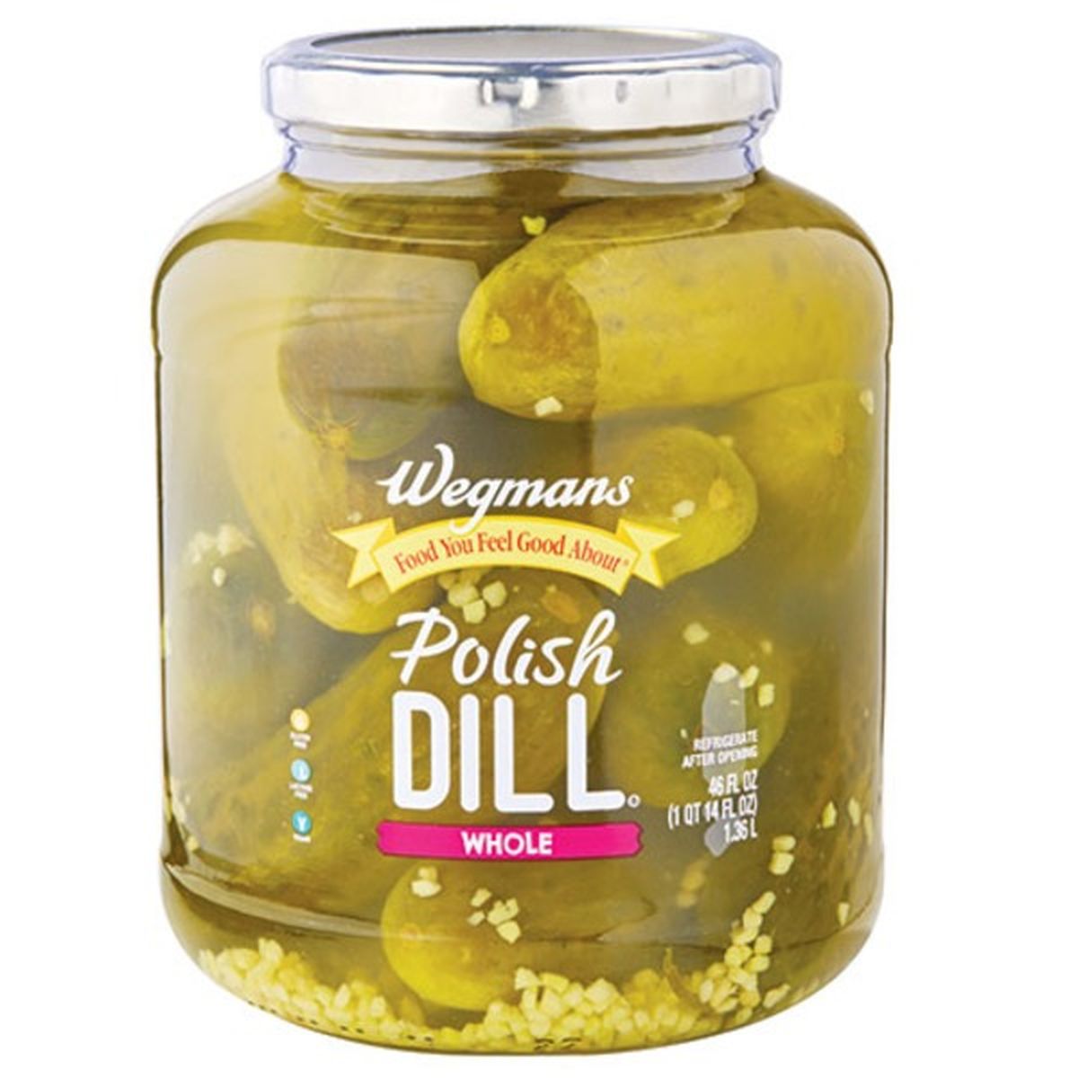Calories in Wegmans Whole Polish Dill Pickles