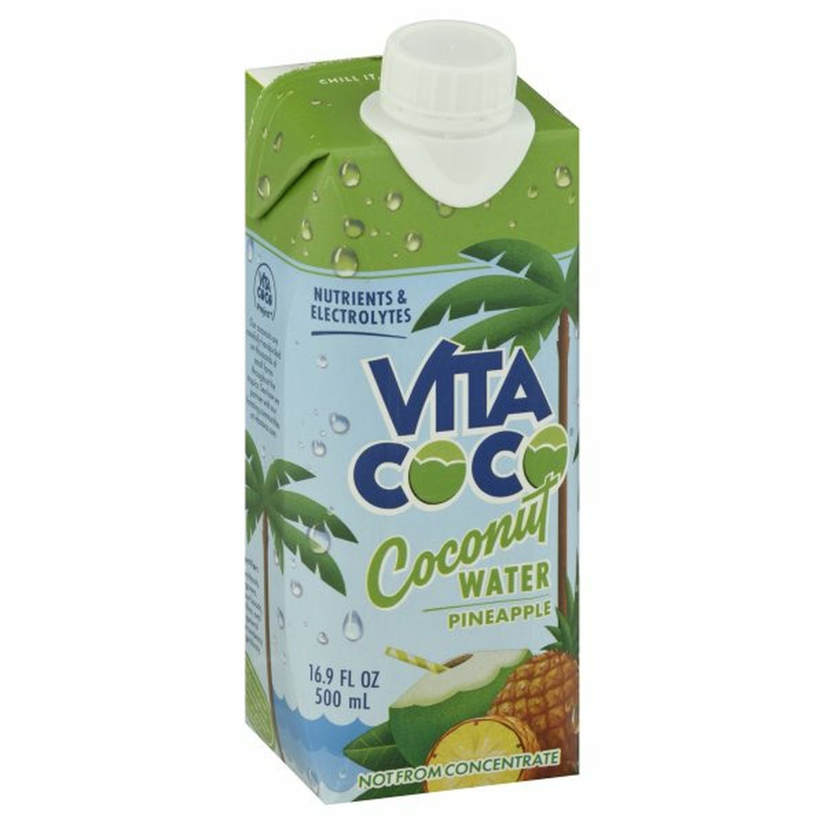 Calories in Vita Coco Coconut Water, Pineapple