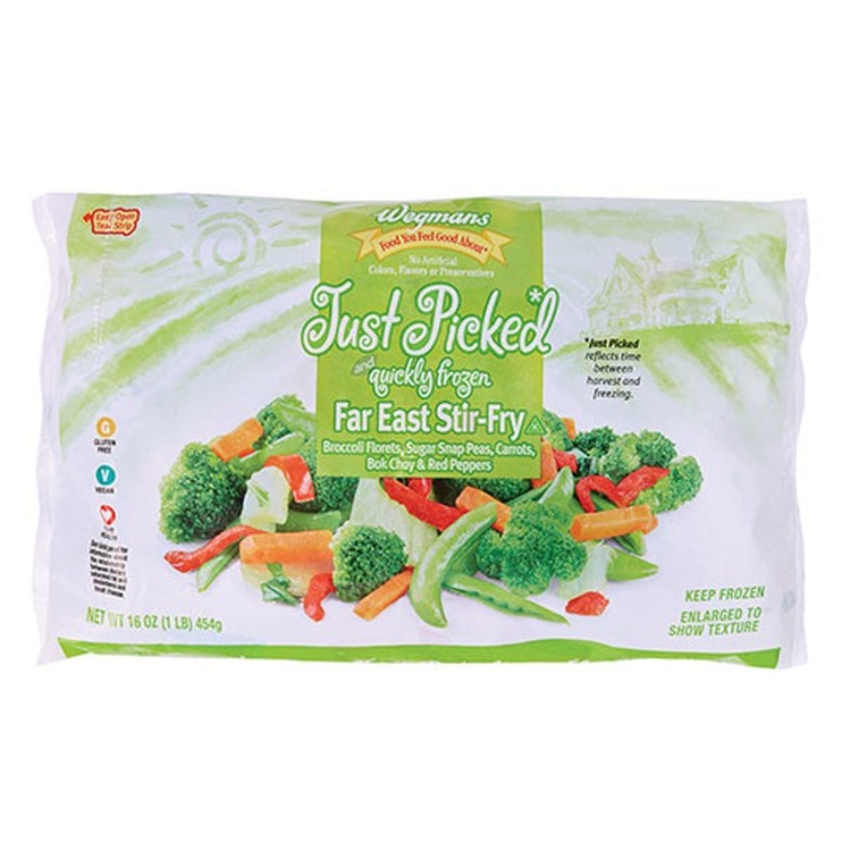 Calories in Wegmans Frozen Far East Stir-Fry