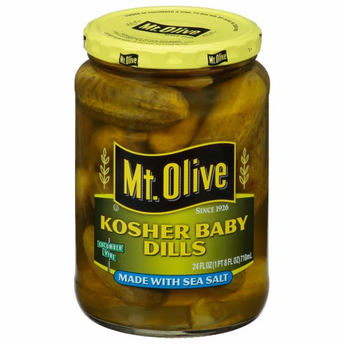 Calories in Mt. Olive Pickles, Kosher Baby Dills
