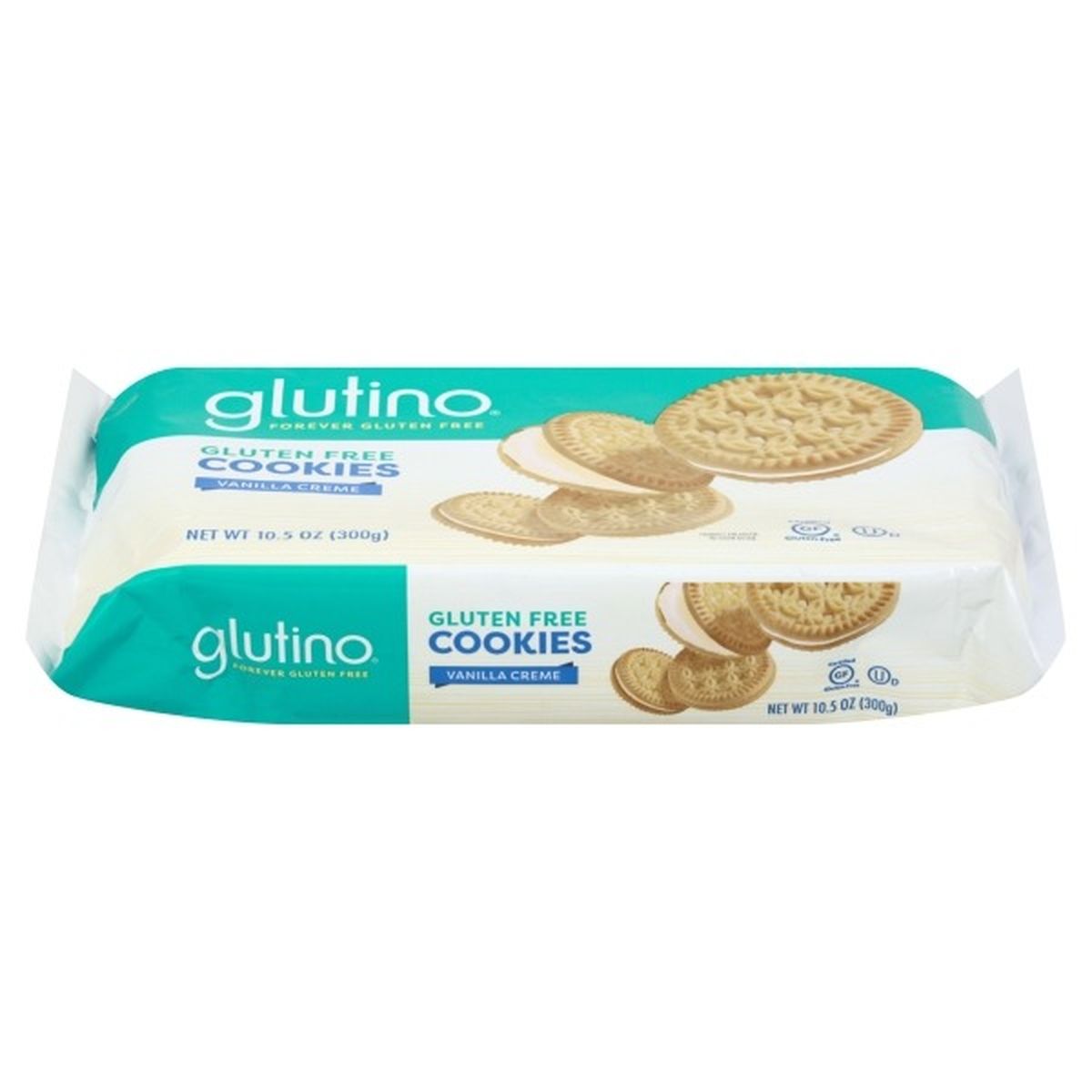 Calories in Glutino Cookies, Gluten Free, Vanilla Creme