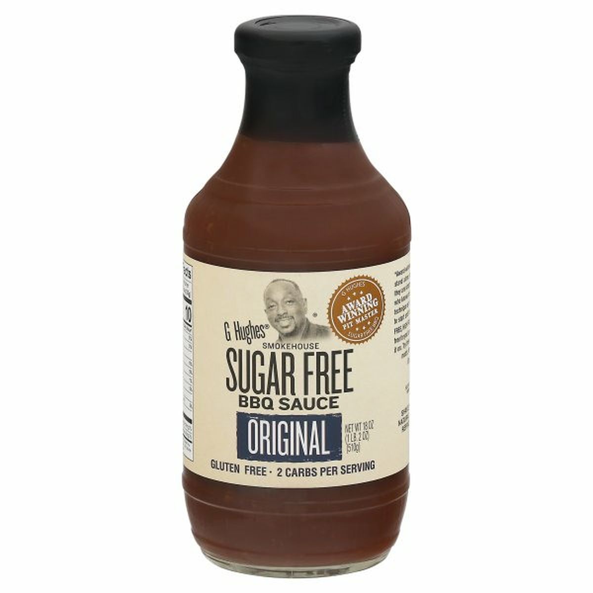 Calories in G Hughes BBQ Sauce, Sugar Free, Original, Smokehouse