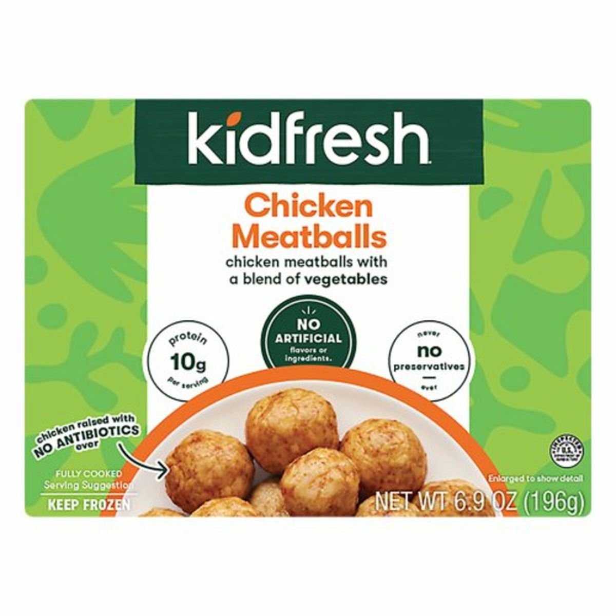 Calories in Kidfresh Chicken Meatballs