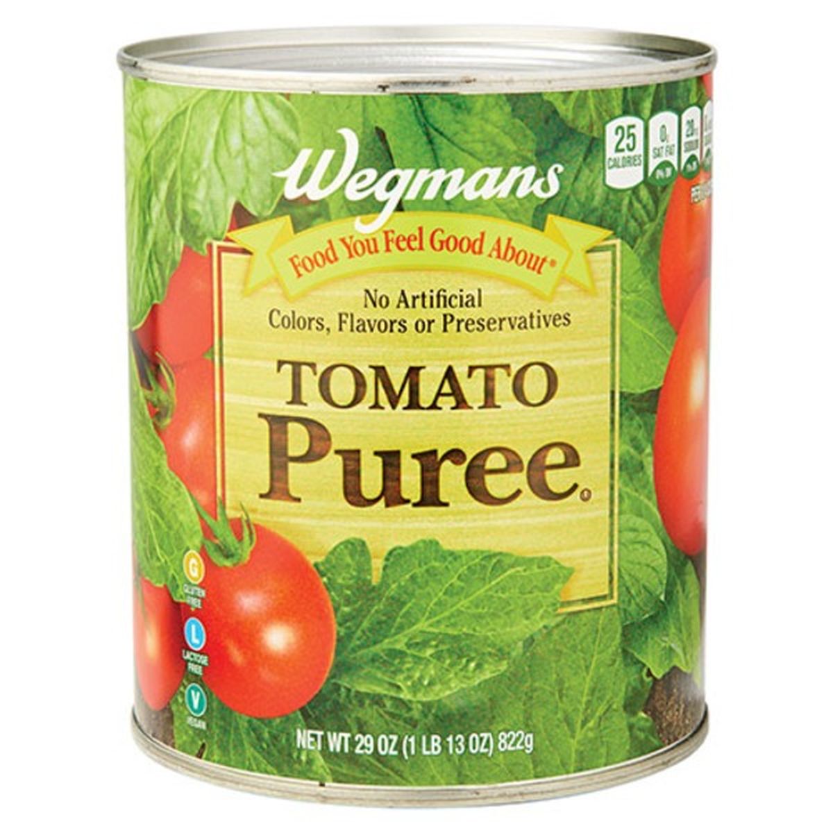 Calories in Wegmans Tomato Puree