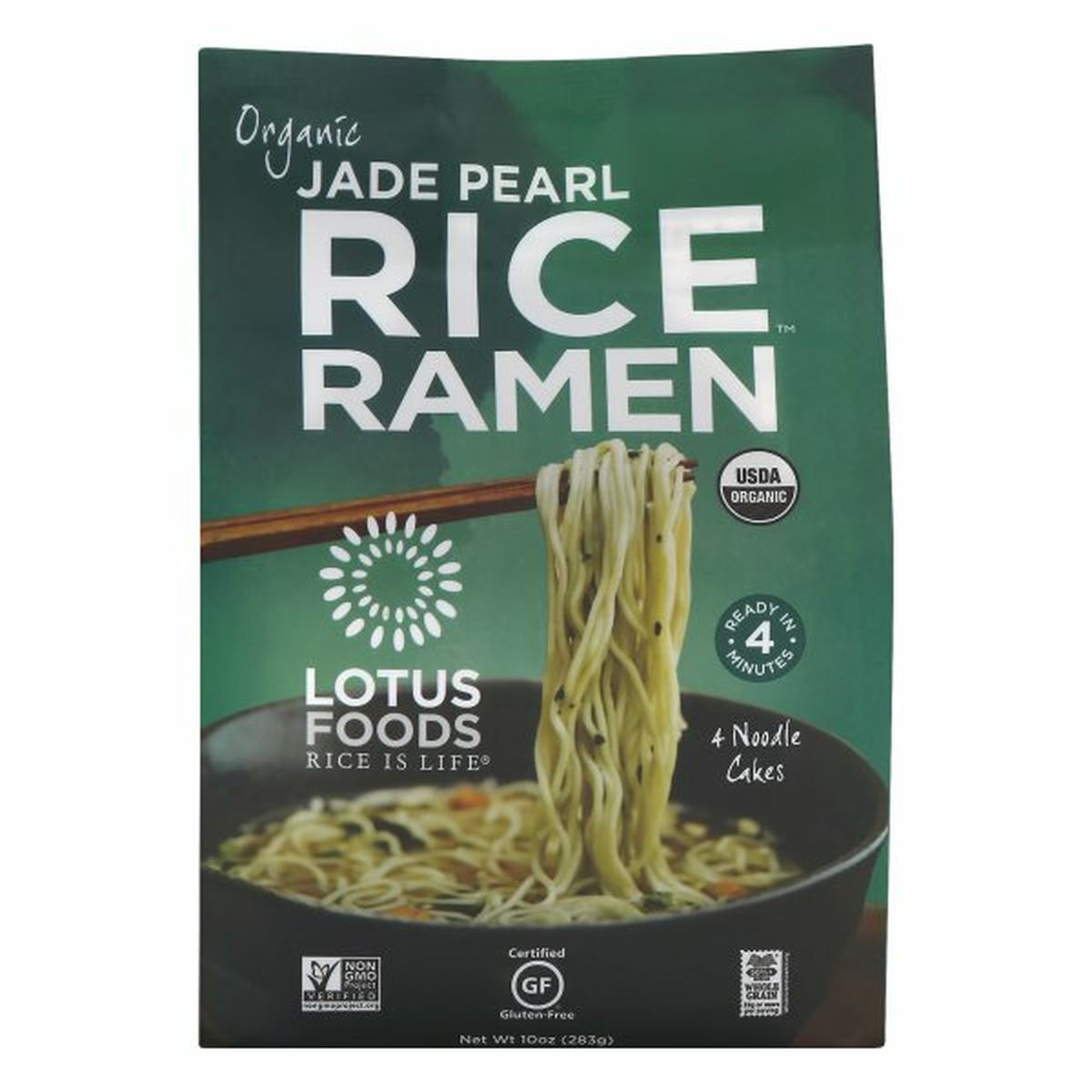Calories in Lotus Foods Rice Ramen, Organic, Jade Pearl