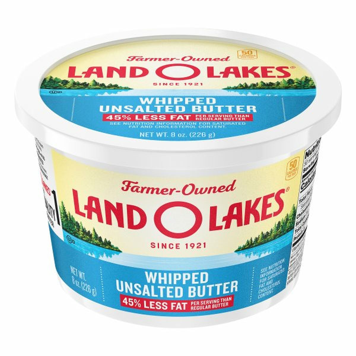 Calories in Land O Lakes Whipped Butter, Unsalted