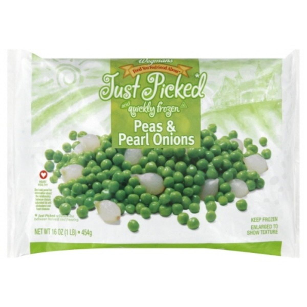 Calories in Wegmans Frozen Peas & Pearl Onions