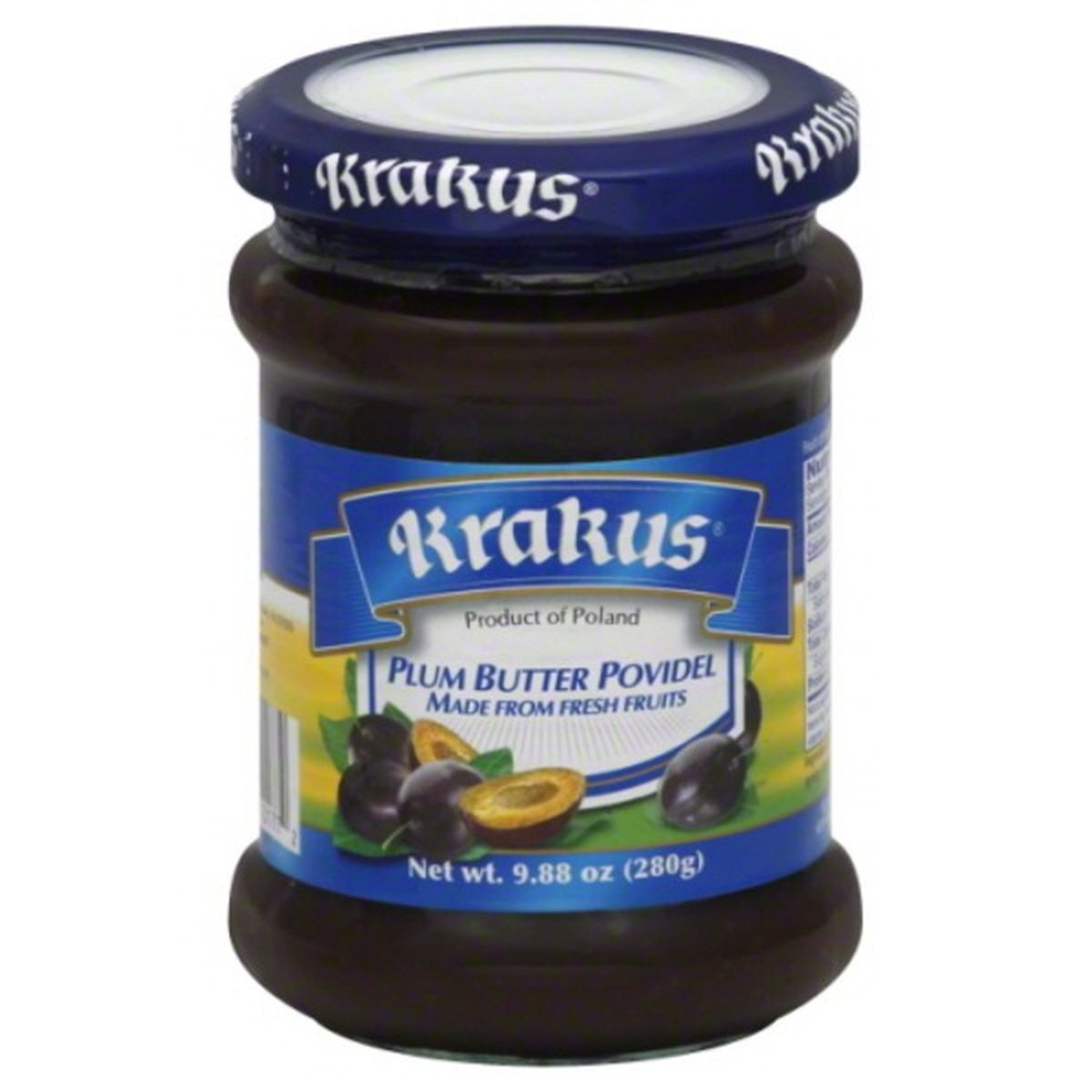 Calories in Krakus Povidel, Plum Butter