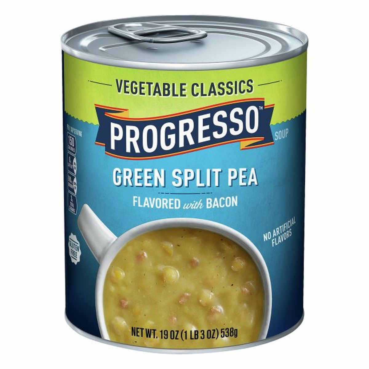 Calories in Progresso Vegetable Classics Soup, Green Split Pea