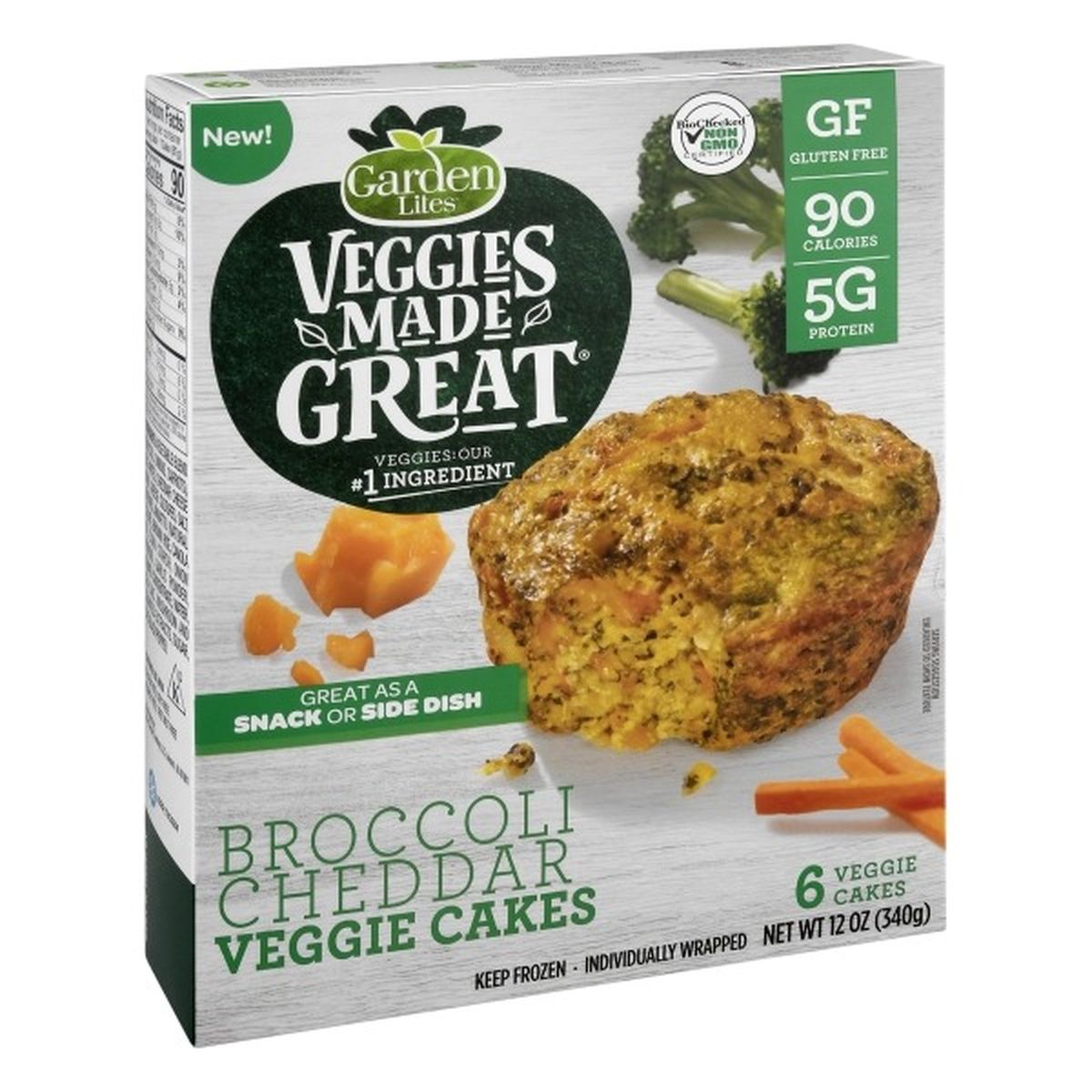 Calories in Veggies Made Great Veggie Cakes, Broccoli Cheddar