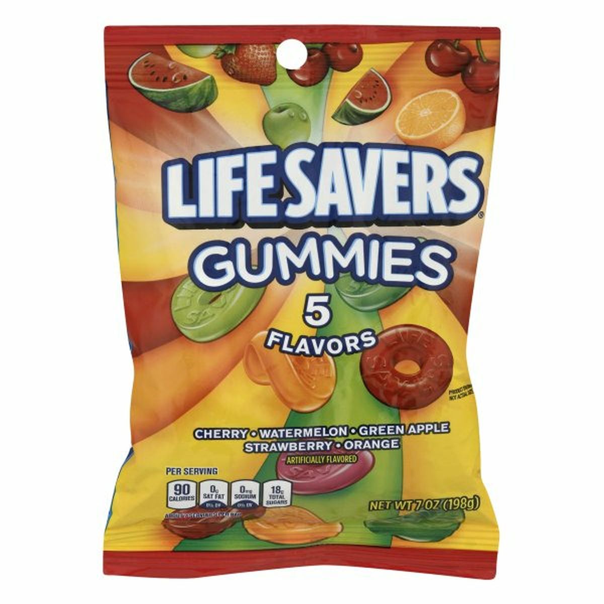 Calories in Life Savers Gummies, 5 Flavors