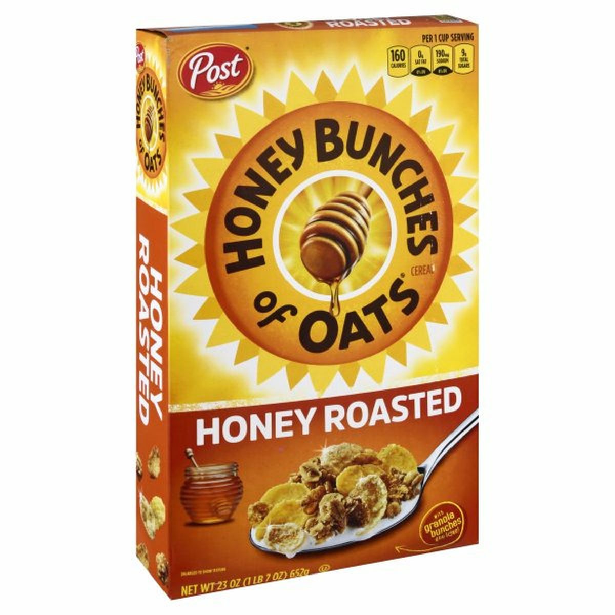 Calories in Post Cereal, Honey Roasted