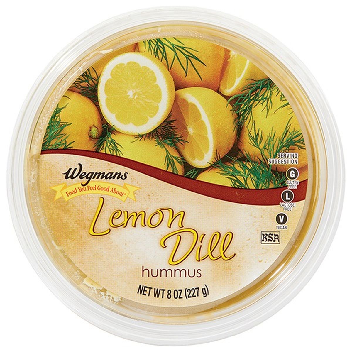 Calories in Wegmans Lemon Dill Hummus