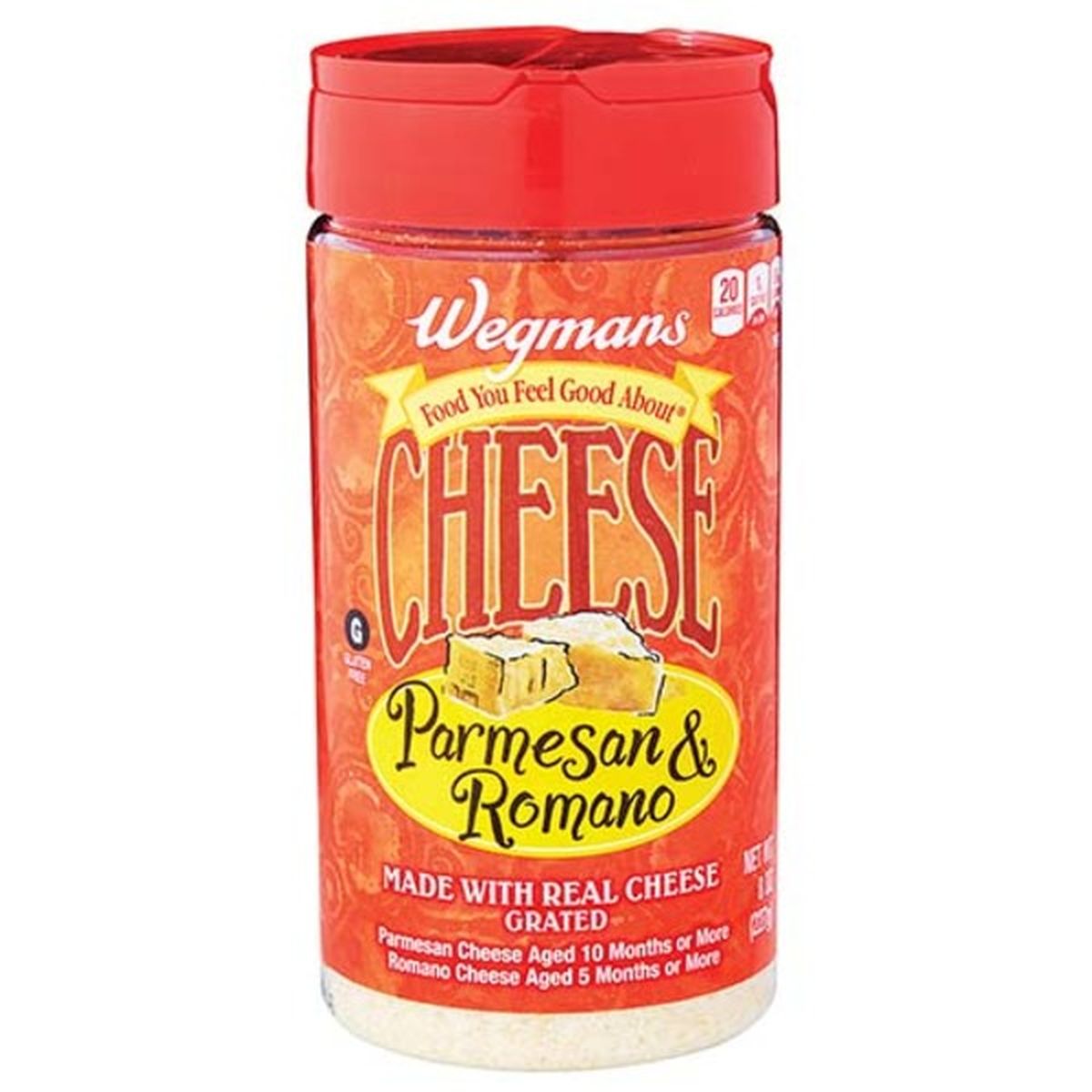 Calories in Wegmans Parmesan & Romano Grated Cheese