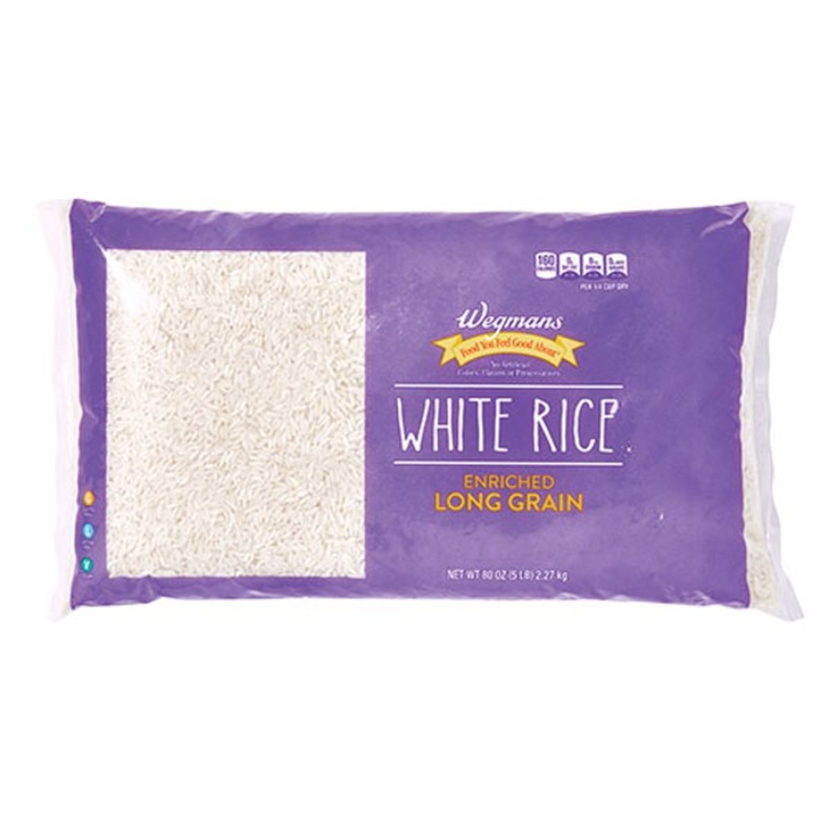 Calories in Wegmans Long Grain White Rice